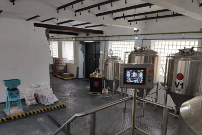 Instalaciones de la cervecera en Villaseca. ARAUJO