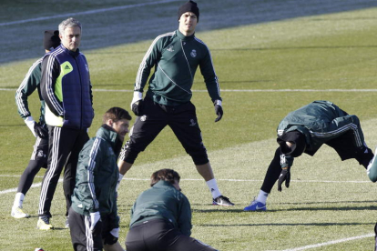 El Madrid comenzó ayer a preparar el partido de Copa con Cristiano como principal baza.