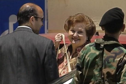 Lucía Hiriart, esposa del exdictador chileno Augusto Pinochet.