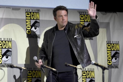 El actor Ben Affleck, en la presentación de 'Justice League', en Comic-Con.