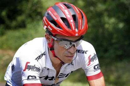 Alberto Contador, en acción, en este Tour