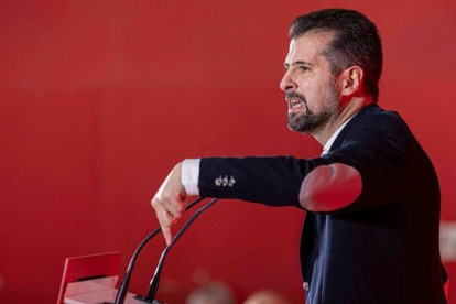 Luis Tudanca, líder del PSOE en Castilla y León. SANTI OTERO