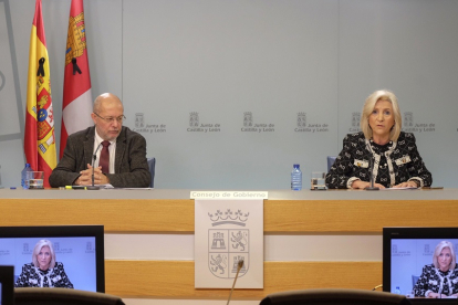 Francisco Igea y Verónica Casado. EFE - JCYL