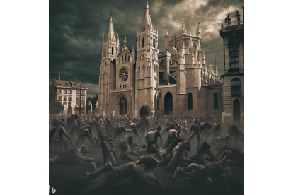 La Catedral, rodeada de zombies.