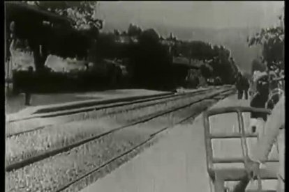 Llegada del tren a la estación de La Ciotat, la primera película de la historia del cine.