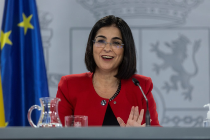 La ministra de Sanidad Carolina Darías. EFE / Rodrigo Jiménez