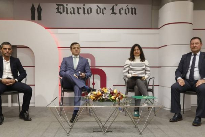 Eduardo Mera, Alejandro Fernández, Pilar Infiesta y Ángel Zorita. RAMIRO