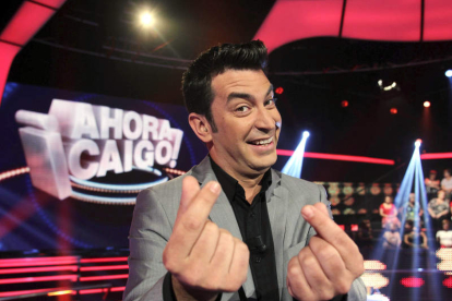 Arturo Valls, presentador del concurso ‘¡Ahora caigo!’, que hasta ahora se emitía los martes.