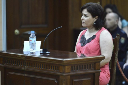 Ruth Ortiz, en su declaración en el juicio contra su exmarido, en junio del 2013.