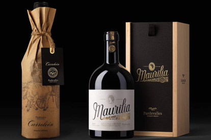El Maurilia 2019, un tinto crianza con 22 meses de barrica, elaborado 100% con uva Prieto
Picudo. DL
