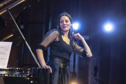 Adriana Viñuela, en el concierto en la Fundación Juan March. A. C.