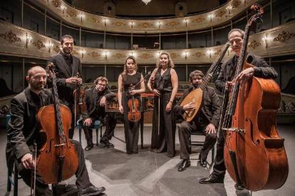 Los integrantes del conjunto barroco Ímpetus, que ofrecen esta noche un concierto en el Auditorio Ciudad de León