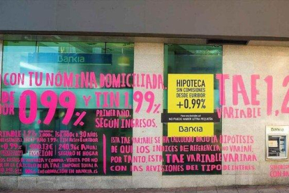 Campaña hipotecaria de Bankia.