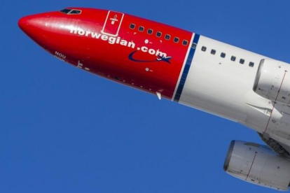 Un avión de Norwegian.