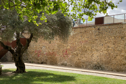 Pintadas en la muralla de León. DL