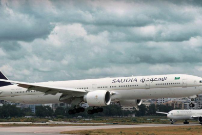 Aviones de Saudia Airlines.