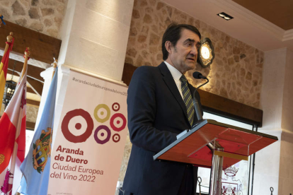 El consejero de Medio Ambiente, Juan Carlos Suárez Quiñones. PACO SANTAMARÍA