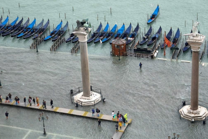 Venecia después del 'acqua alta'. EFE