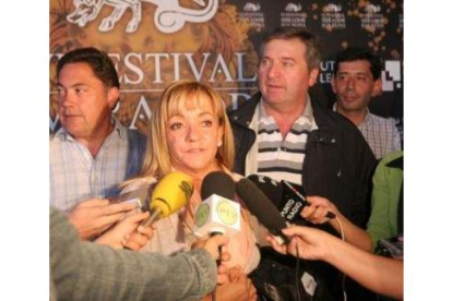 Isabel Carrasco, en el Festival Mirador de la Reina.