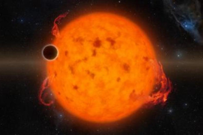 Ilustración del K2-33b, el exoplaneta descubierto.