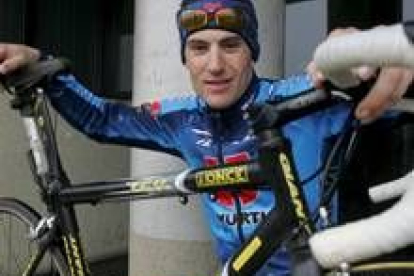 El ciclista leonés Iván Santos es uno de los corredores del Liberty