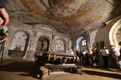 El sepulcro de Pedro de Toledo, V Marqués de Villafranca y vierrey de Nápoles, en 2014 tras su restauración. ANA F. BARREDO