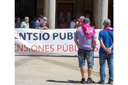 Protestas de pensionistas en España. DAVID AGUILAR