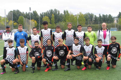 Formación del Atlético Templario que disputa la 1ª División Provincial Infantil. MANUEL MACÍAS