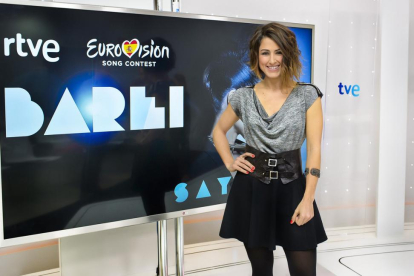 La cantante Barei, que representará a TVE en el próximo Festival de Eurovisión.