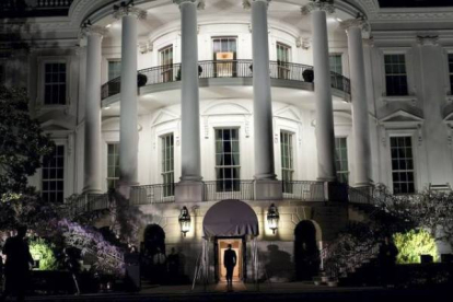 Obama entra a la Casa Blanca por el ala sur, en marzo pasado. PETE SOUZA/ White House Photo Office