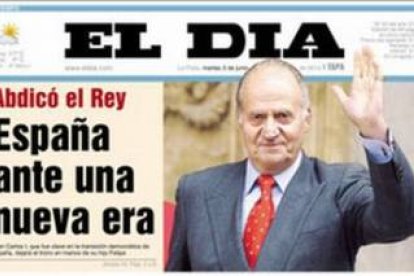 El tratamiento de la abdicación del Rey en algunos diarios extranjeros y españoles