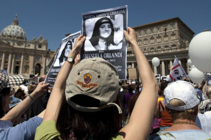 Manifestación para que se esclarezca el caso Orlandi. EFE