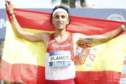 Jorge Blanco, campeón de España de maratón. DL