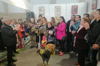 Ester Muñoz inaugura a Feria del Gallo de La Vecilla. DL