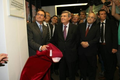 Artur Mas, en la inauguración de la nueva sede del Colegio de Economistas, el martes en Barcelona.