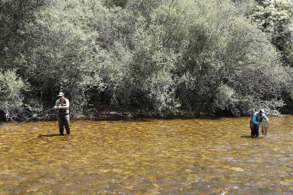 La temporada de pesca discurre en clave positiva. MARCIANO PÉREZ