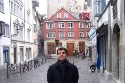 Miguel Ordóñez, en un rincón de Zurich.