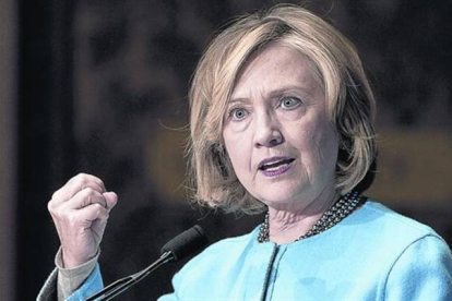 Hillary Clinton, en una conferencia reciente en Washington.