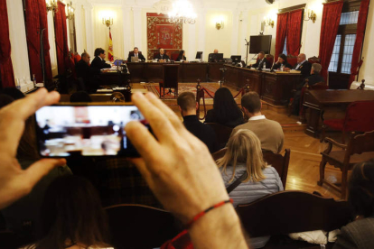 El juicio en la Audiencia Provincial de León ha durado seis días. RAMIRO