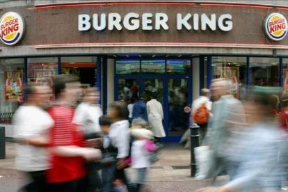 Un restaurante de la cadena de comida rápida Burger King.