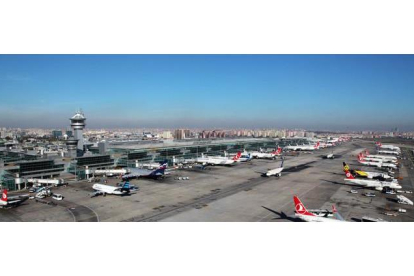 Aeroport Internacional Ataturk d'Istanbul.