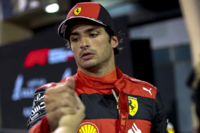 Carlos Sainz, tercero en el Mundial, seguirá en Ferrari. ALI HAIDER