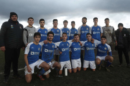 Formación del equipo del Sport Bernesga que milita en 2.ª División Provincial Juvenil.