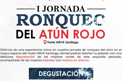 Cartel de la I Jornada Ronqueo del atún rojo. DL