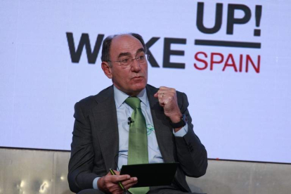 Ignacio Sánchez Galán, en el foro económico ‘Wake Up Spain’. EFE