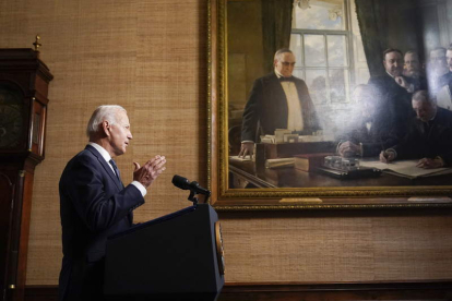 Biden anuncia la retirada de las tropas de Estados Unidos de Afganistán. ANDREW HARNIK