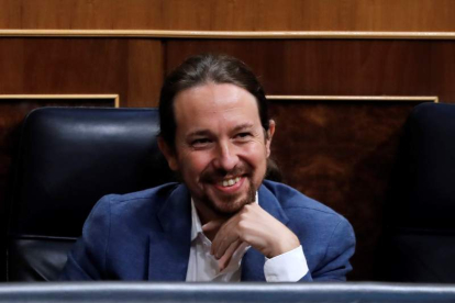 El líder de Podemos esquiva la comparecencia en el Congreso sobre las finanzas de su partido. CHEMA MOYA