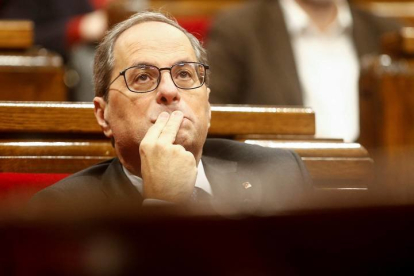 El presidente de la Generalitat de Cataluña, Quim Torra. QUIQUE GARCÍA