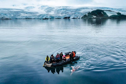 Imagen de la Antártida, uno los medidores del calentamiento global. FELIPE MOLINA