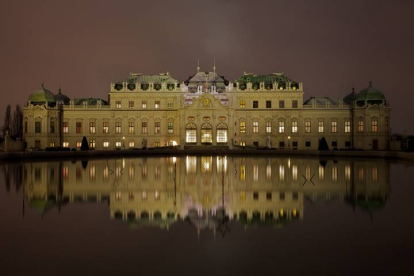 El palacio Belvedere.